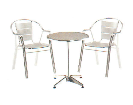 Aluminum Table And Chair